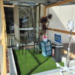 Outdoor Visitation Area at Greenfield Care Center of Southgate. We made sure to follow proper guidelines in order to protect not only our residents but also their families. Outdoor Visitation Area